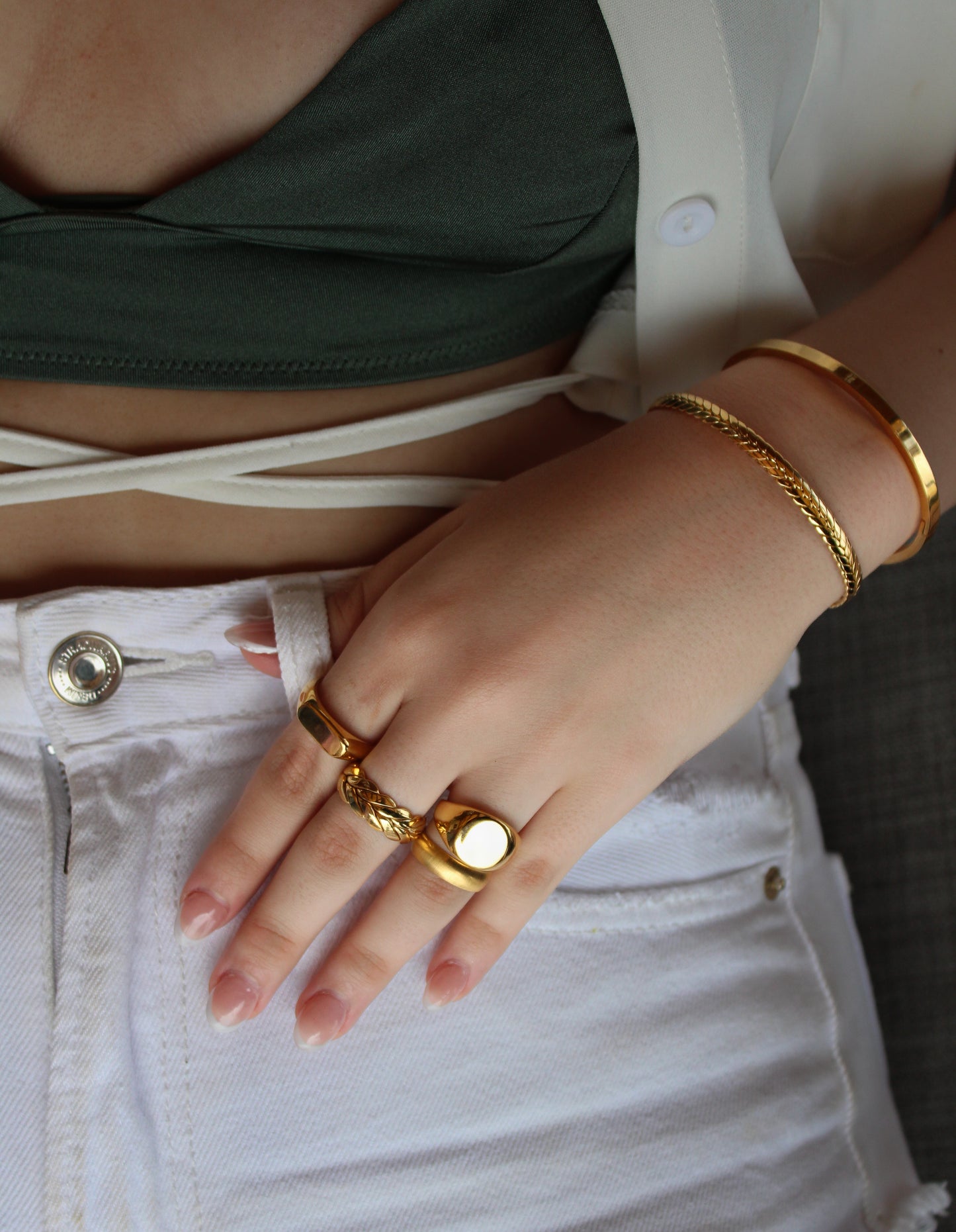 Golden Laurel Bracelet